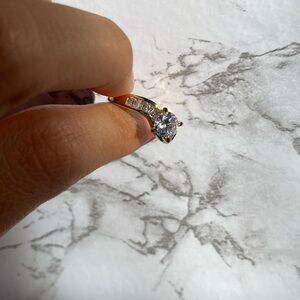 princess cut promise everyday ring